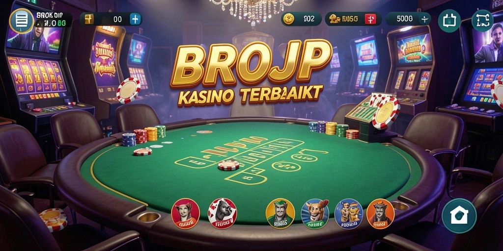 Tampilan gameplay Kasino yang mendebarkan di BROJP.